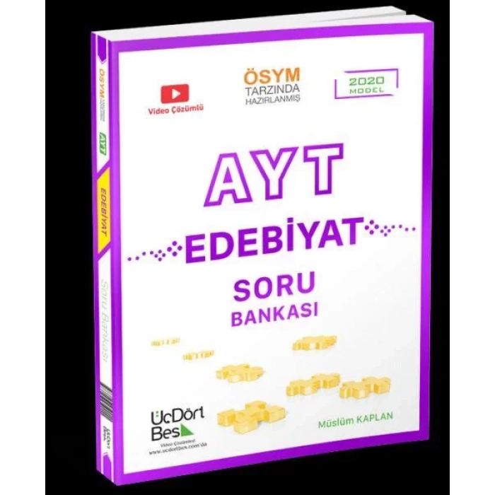 ÜÇDÖRTBEŞ AYT EDEBİYAT SORU BANKASI