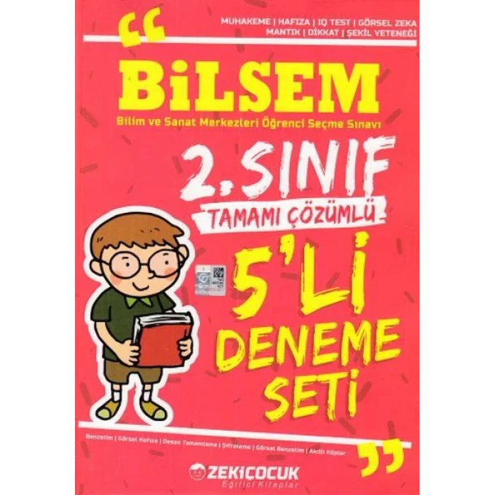 ZEKİ ÇOCUK 2.SINIF BİLSEM TAM. ÇÖZ. 5 Lİ DENEME