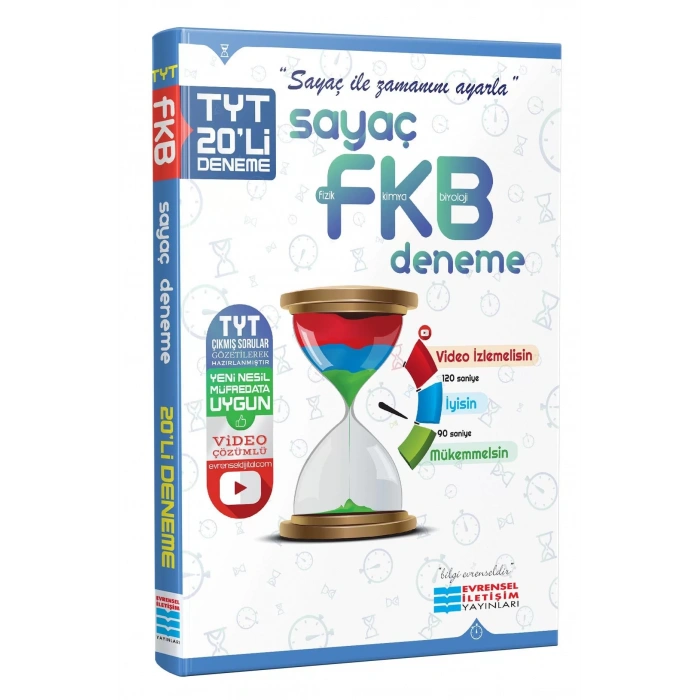 EVRENSEL TYT FİZİK KİMYA BİYOLOJİ ÇÖZ. 20 DENEME