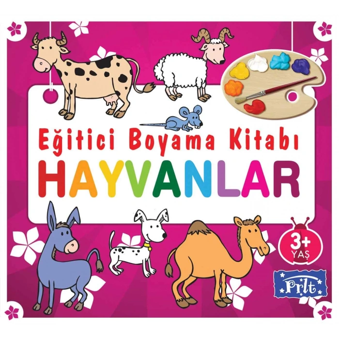PARILTI EĞİTİCİ BOYAMA HAYVANLAR