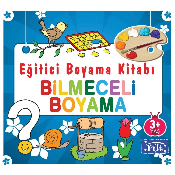 PARILTI EĞİTİCİ BOYAMA BİLMECELİ BOYAMA