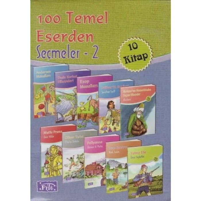 100 TEMEL ESERDEN SEÇMELER 2 (10 KİTAP) - PARILTI