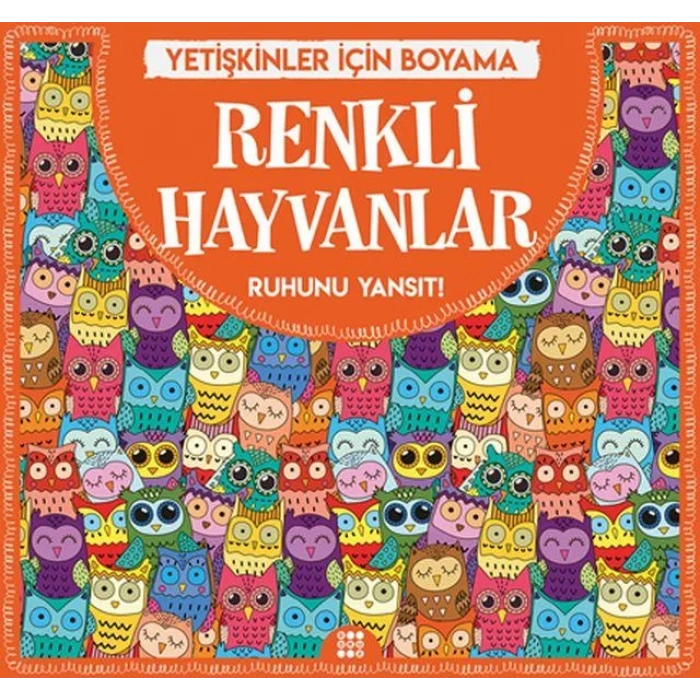 RENKLİ HAYVANLAR MANDALA - DOKUZ