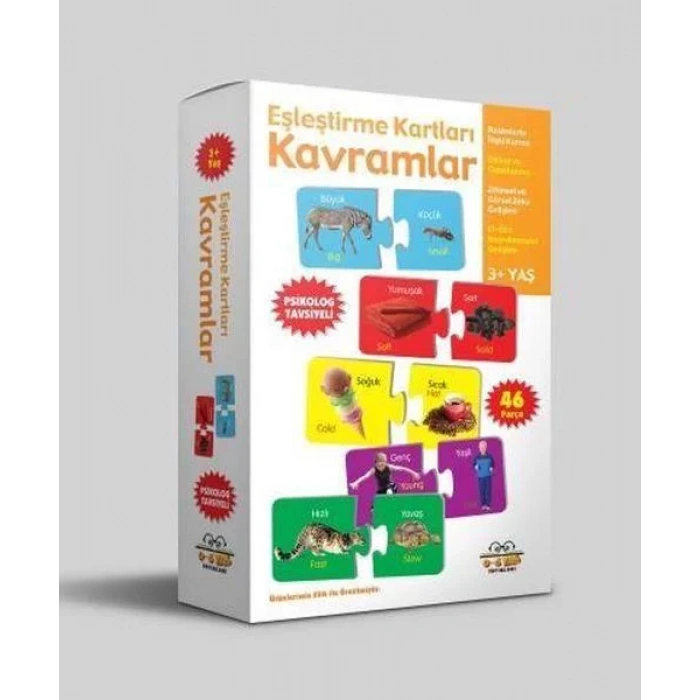 KAVRAMLAR EŞLEŞTİRME KARTLARI (3+) - 0-6 YAŞ