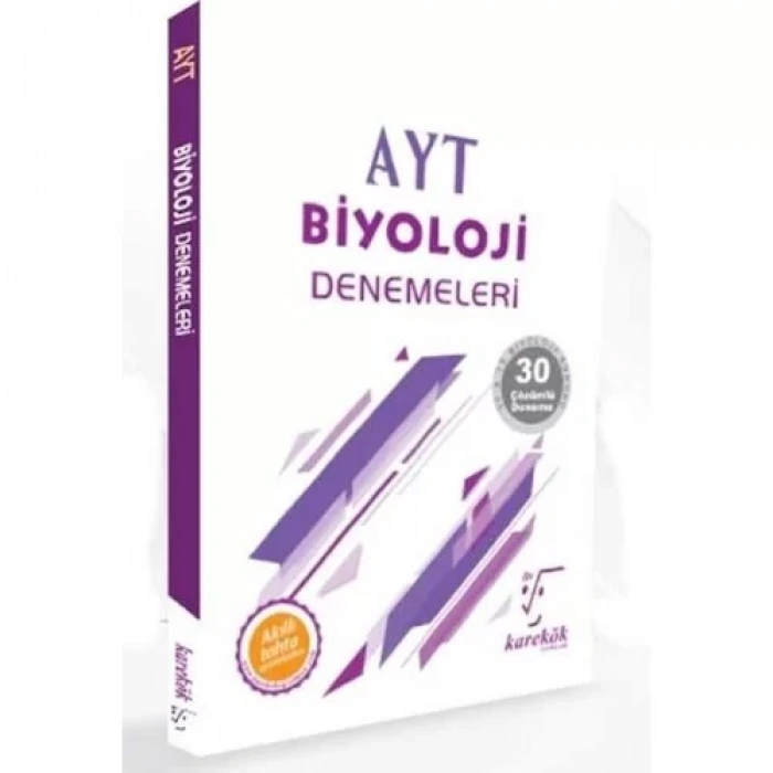 KAREKÖK AYT BİYOLOJİ 30 DENEME (ÇÖZÜMLÜ)