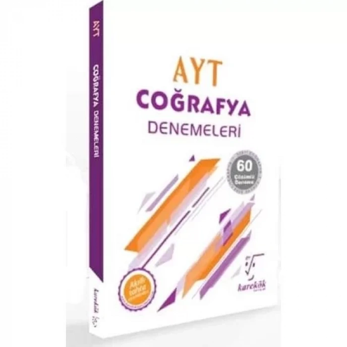 KAREKÖK AYT COĞRAFYA 60 DENEME (ÇÖZÜMLÜ)