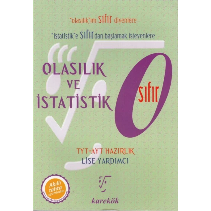 KAREKÖK OLASILIK VE İSTATİSTİK SIFIR