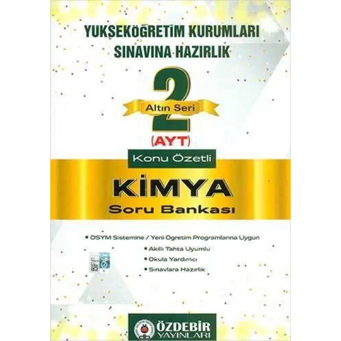 ÖZDEBİR AYT KİMYA KONU ÖZETLİ SORU BANKASI
