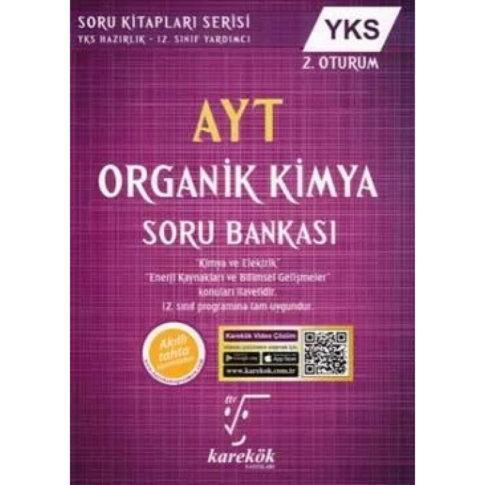 KAREKÖK AYT ORGANİK KİMYA SORU BANKASI