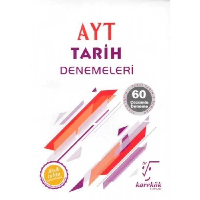 KAREKÖK AYT TARİH 60 DENEME (ÇÖZÜMLÜ)