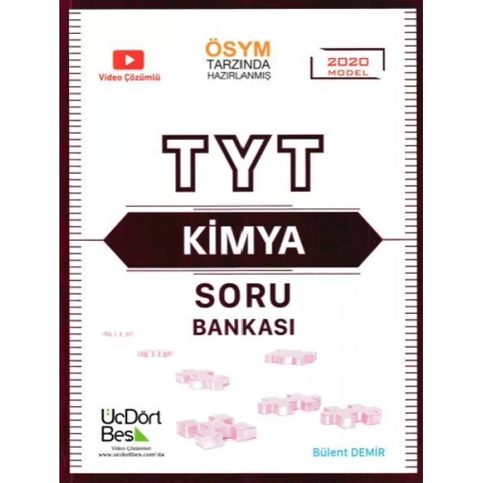 ÜÇDÖRTBEŞ TYT KİMYA SORU BANKASI 2021 MODEL