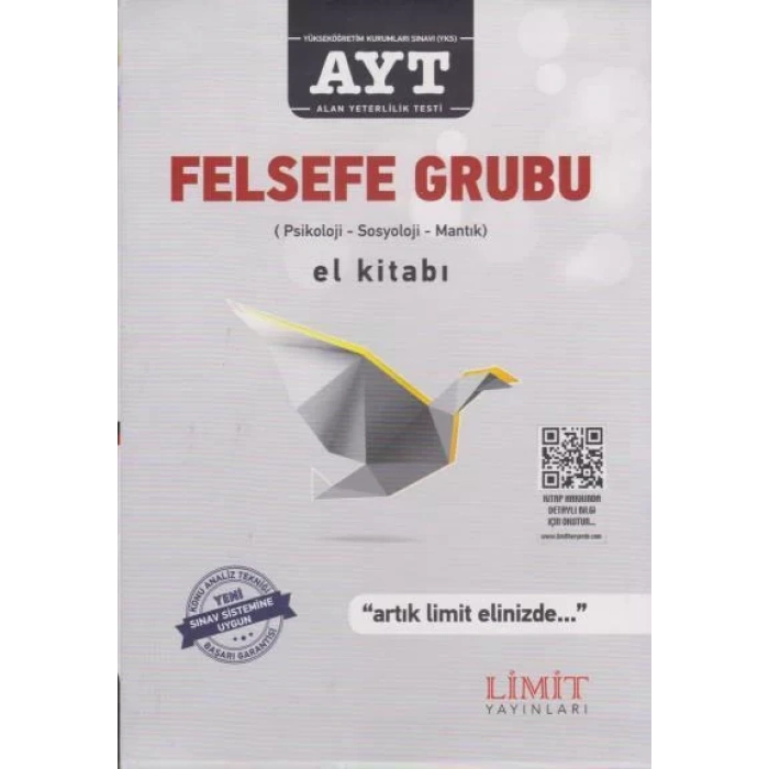 LİMİT AYT FELSEFE GRUBU EL KİTABI