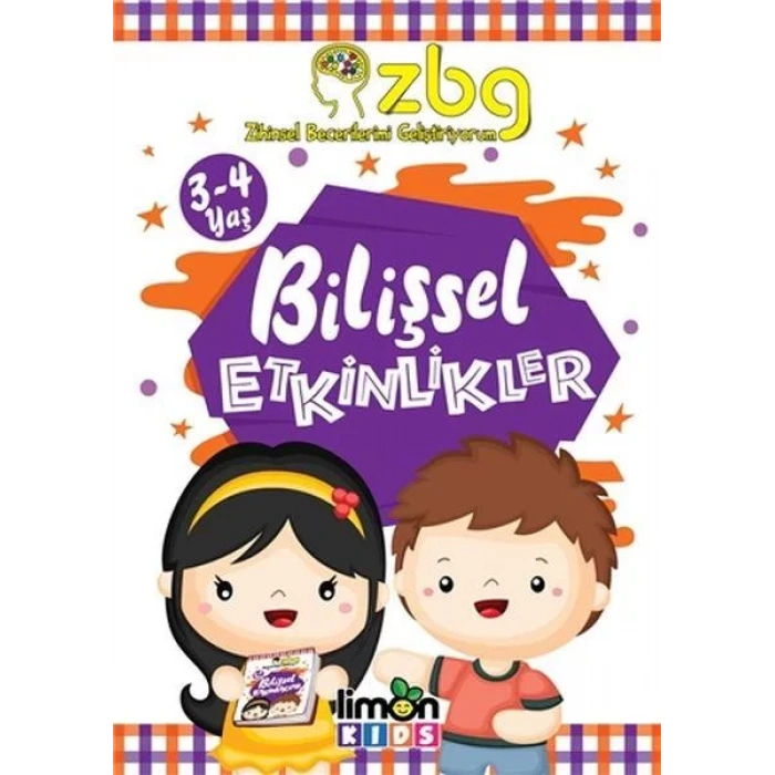 ZBG 3-4 YAŞ BİLİŞSEL ETKİNLİKLER - LİMON KİDS