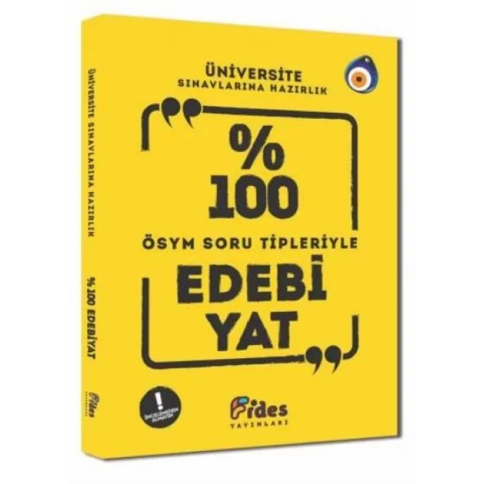 FİDES YÜZDEYÜZ EDEBİYAT ÖSYM SORU TİPLERİYLE