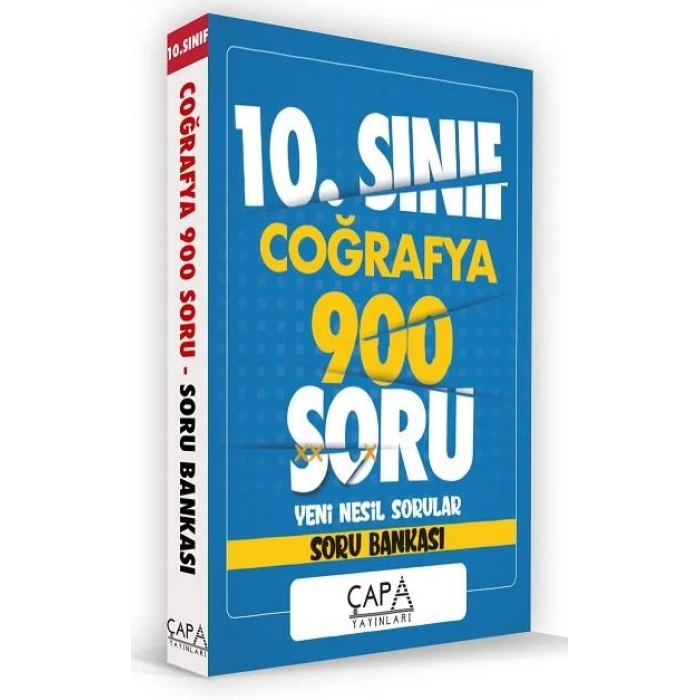ÇAPA 10.SINIF COĞRAFYA SORU BANKASI