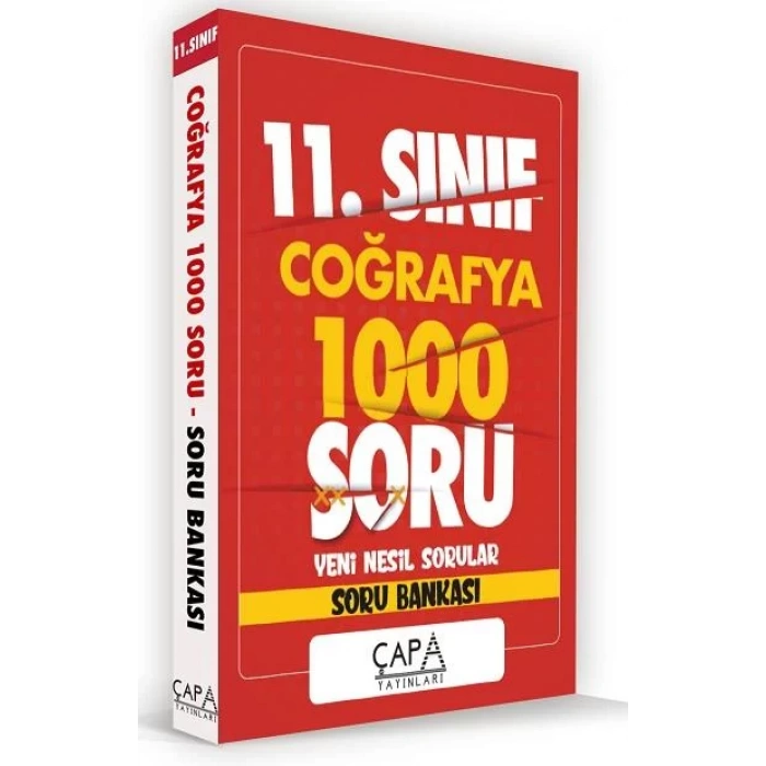 ÇAPA 11.SINIF COĞRAFYA SORU BANKASI