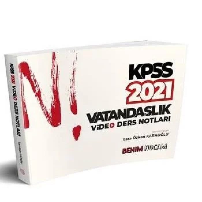 BENİM HOCAM KPSS VATANDAŞLIK VİDEO VE DERS NOTLARI