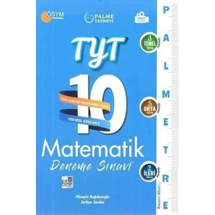 PALME TYT MATEMATİK 10 DENEME VİDEO ÇÖZ.