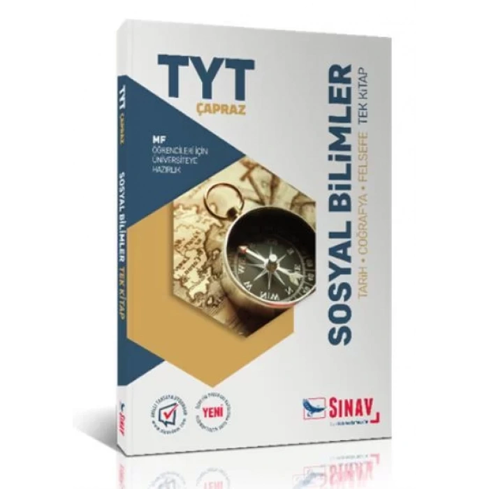 SINAV TYT SOSYAL BİLİMLER ÇAPRAZ TEK KİTAP