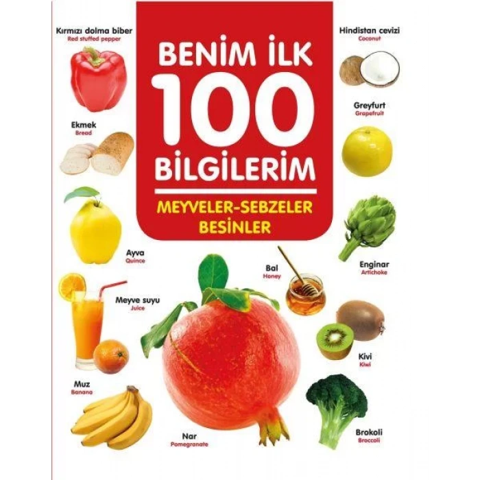 MEYVELER SEBZELER BESİNLER BENİM İLK 100 BİLGİLERİ