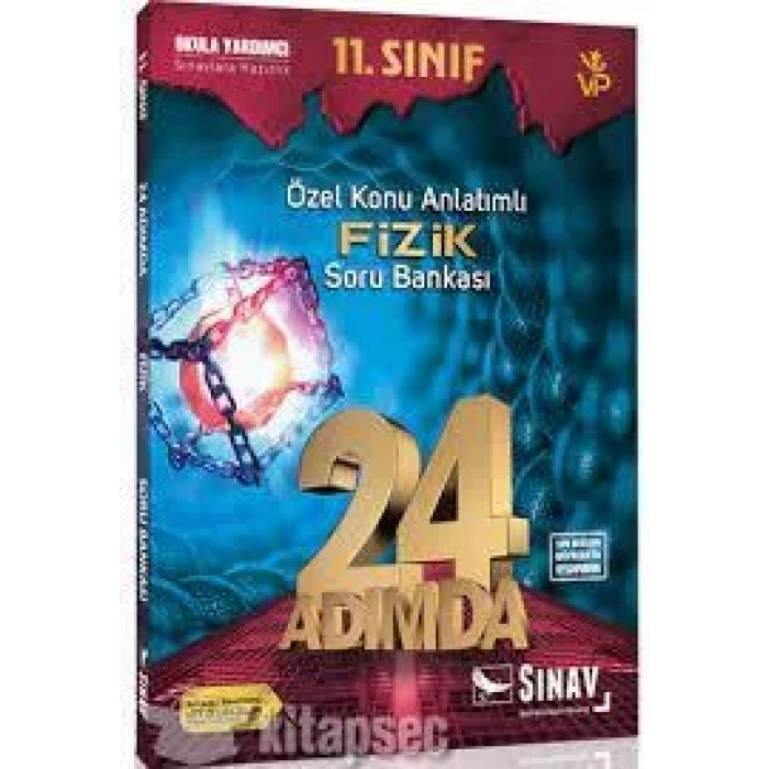 SINAV 11.SINIF 24 ADIMDA FİZİK SORU BANKASI