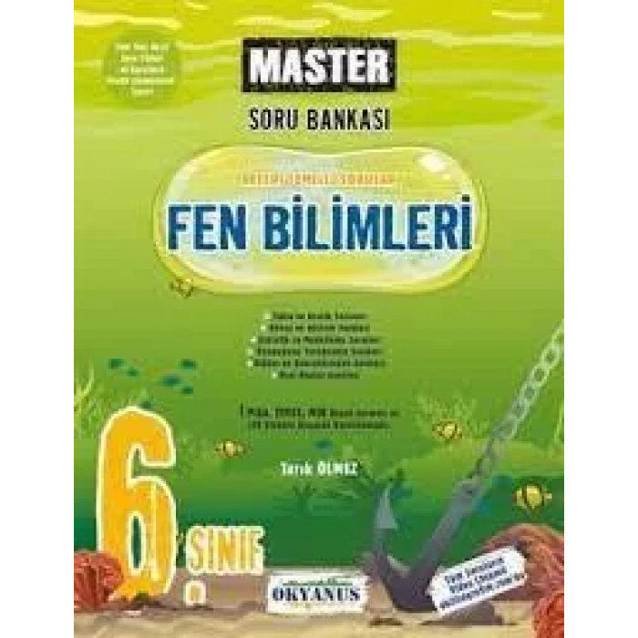 OKYANUS YAYINLARI 6. SINIF MASTER FEN BİLİMLERİ SORU BANKASI