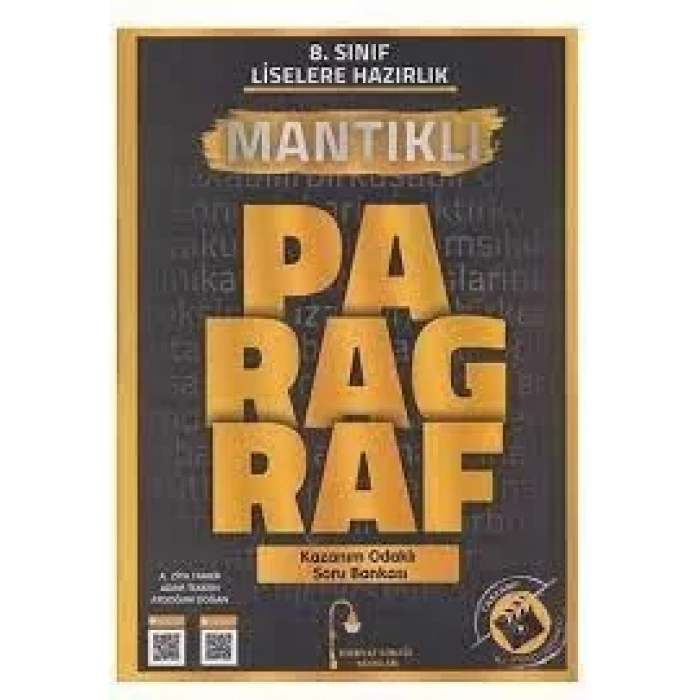 EDEBİYAT SOKAĞI 8.SINIF MANTIKLI PARAGRAF SORU BANKASI