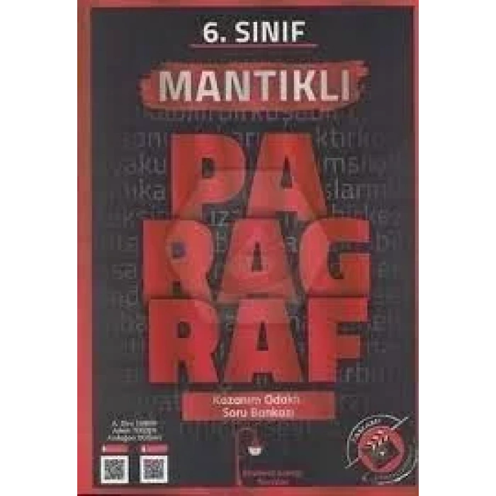 EDEBİYAT SOKAĞI 6.SINIF MANTIKLI PARAGRAF SORU BANKASI