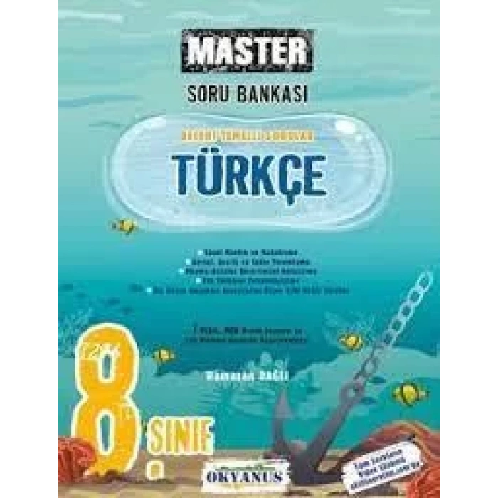 OKYANUS YAYINLARI 8.SINIF MASTER TÜRKÇE SORU BANKASI