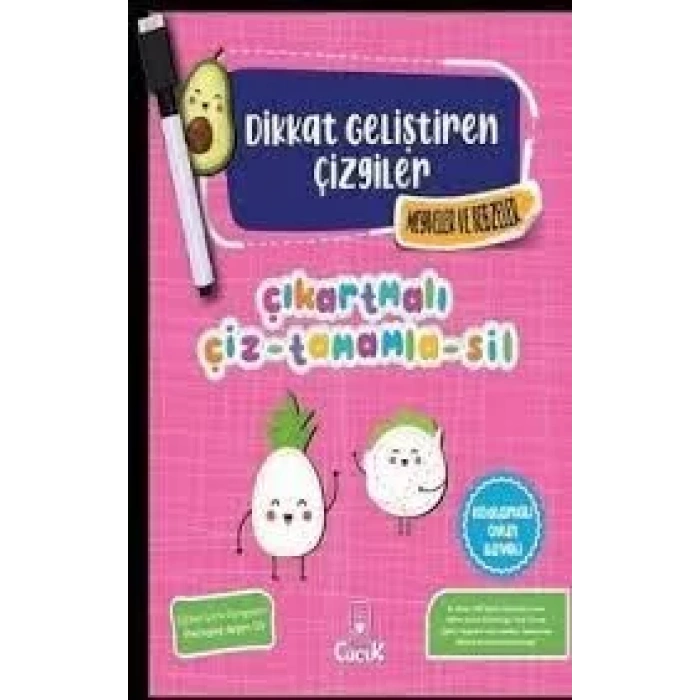 Dikkat Geliştiren Çizgiler-Meyveler ve Sebzeler