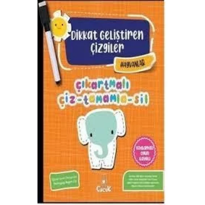 Dikkat Geliştiren Çizgiler-Hayvanlar