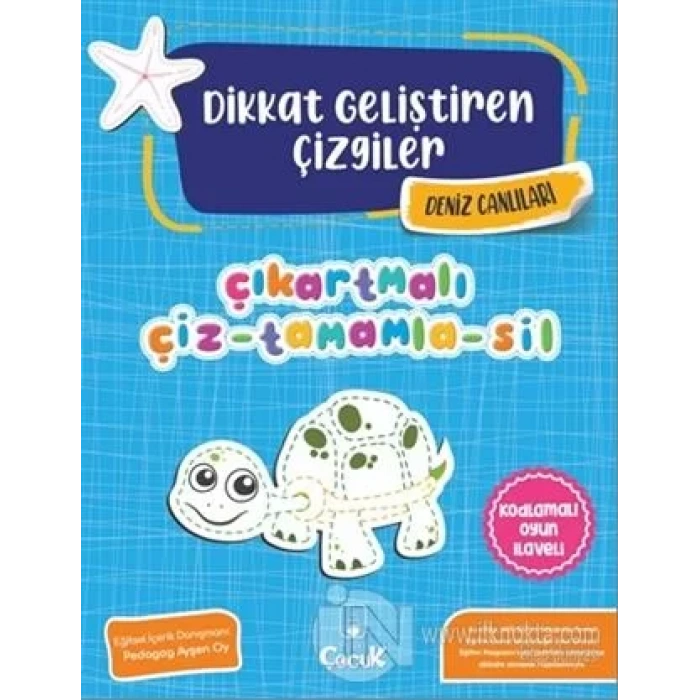 Dikkat Geliştiren Çizgiler-Deniz Canlıları