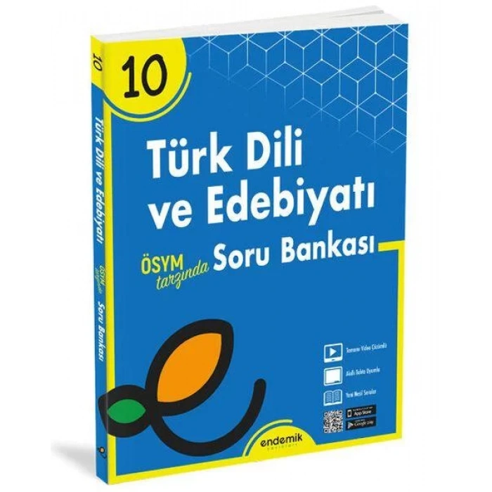 ENDEMİK 10.Sınıf Türk Dili ve Edebiyatı Soru Bankası