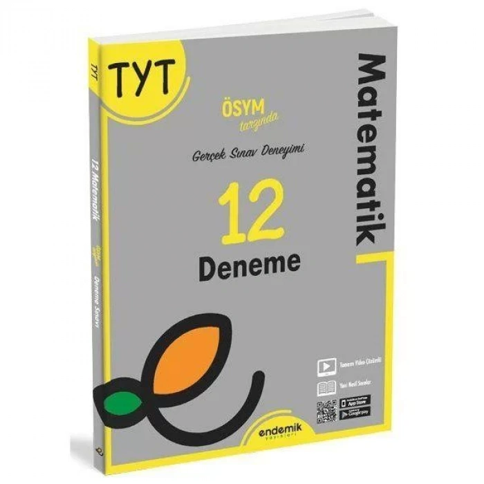 ENDEMİK TYT MATEMATİK 12 DENEME (2022)