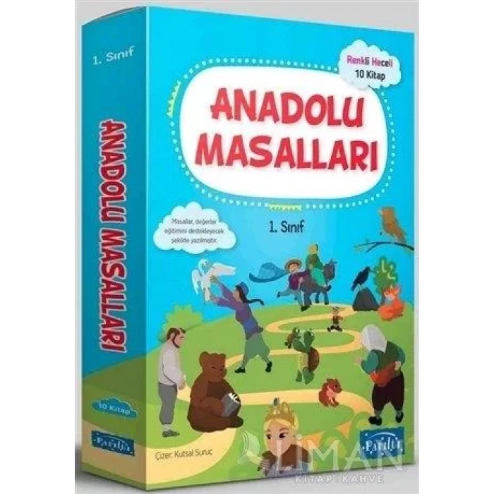 PARILTI ANADOLU MASALLARI 1.SINIF HİKAYE (10 KİTAP)