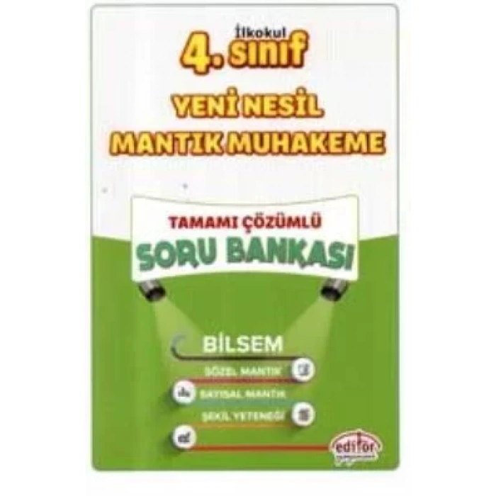 EDİTÖR 4.SINIF BİLSEM SORU BANKASI