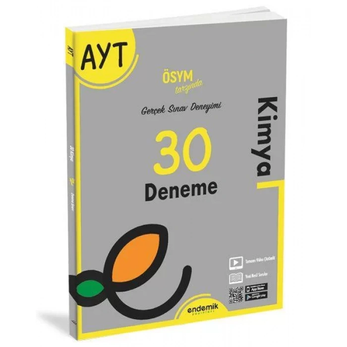 ENDEMİK AYT KİMYA 30 LU DENEME