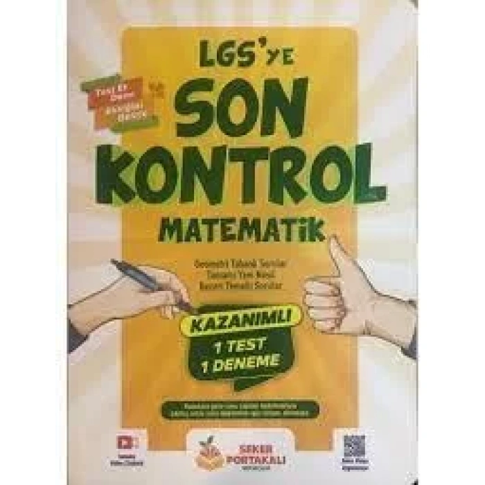 ŞEKER PORTAKALI 8.SINIF LGSYE SON KONTROL MATEMATİK