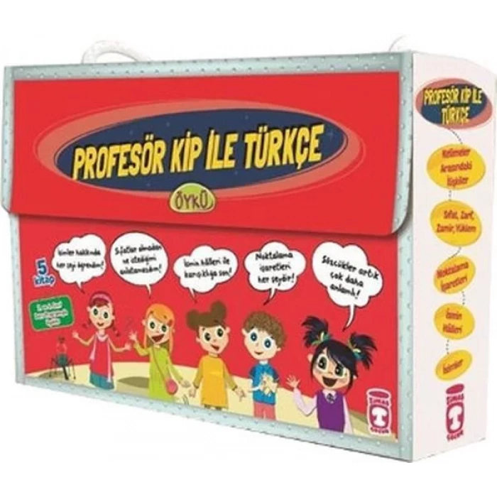 PROFESÖR KİP İLE TÜRKÇE 1 (5 KİTAP) - TİMAŞ