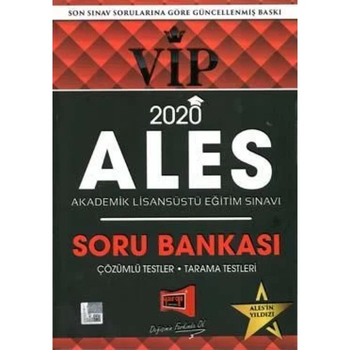 YARGI ALES VİP SORU BANKASI 2020