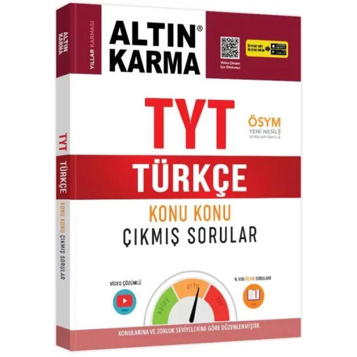 ALTIN KARMA TYT TÜRKÇE KA ÇIKMIŞ SORULAR