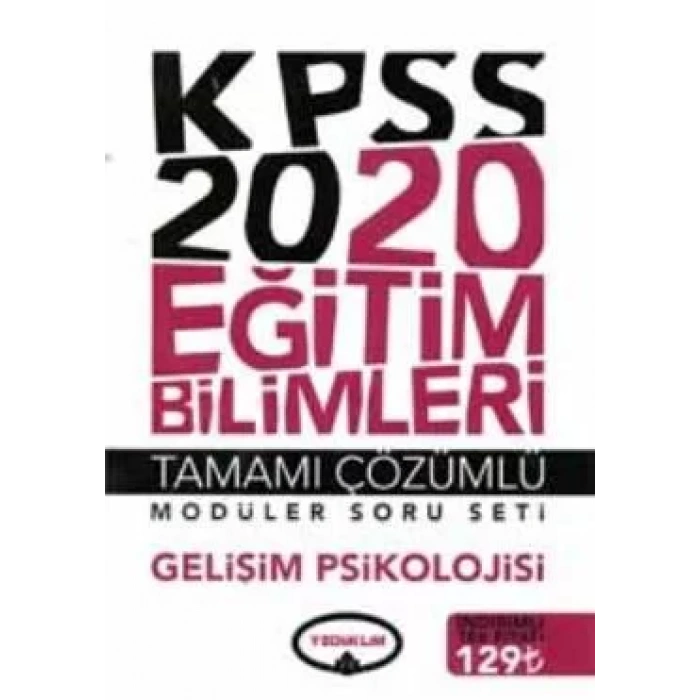 YEDİİKLİM KPSS EĞİTİM BİLİMLERİ TAM. ÇÖZ. MODÜLER