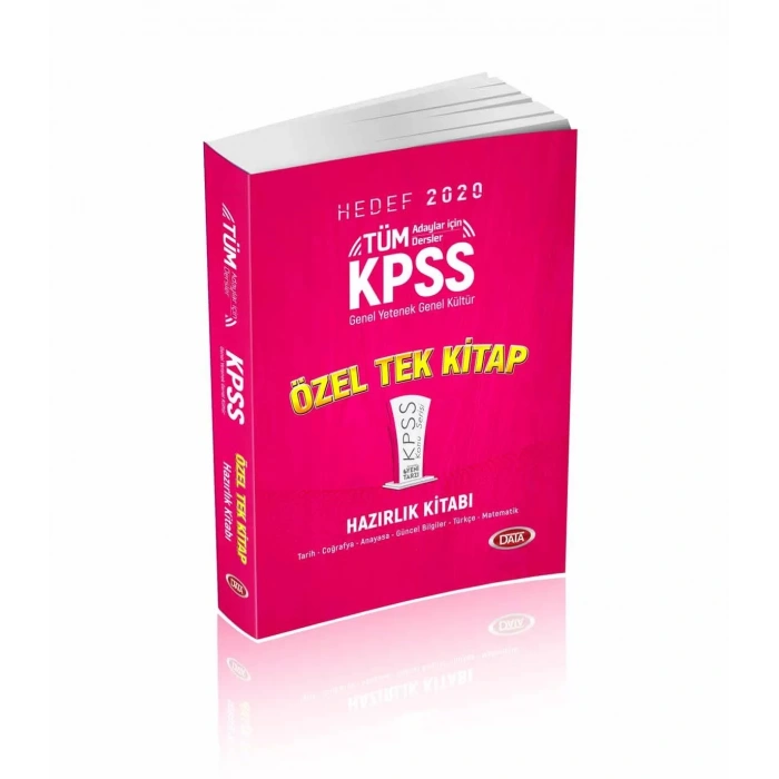 DATA KPSS GKGY TEK KİTAP KONU ANLATIMLI