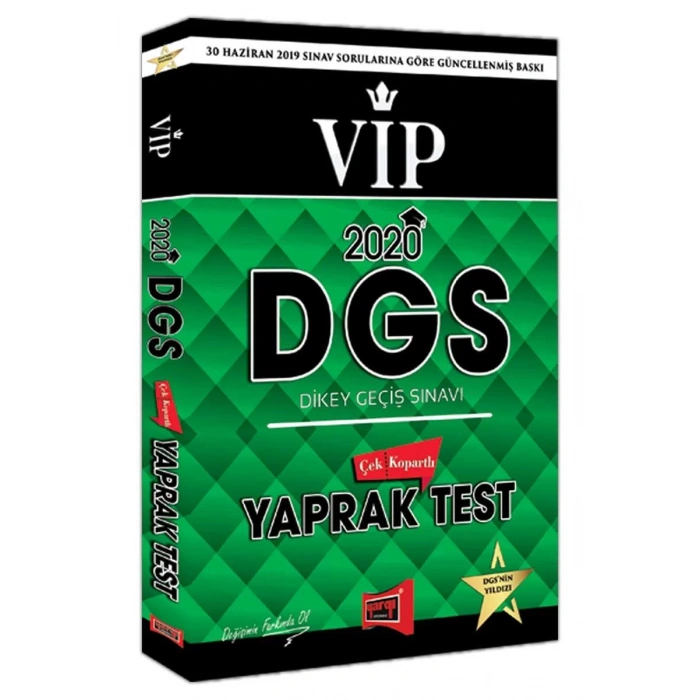 YARGI DGS VİP YAPRAK TEST 2020