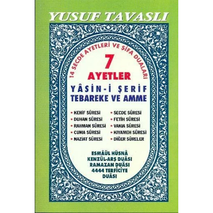 7 AYETLER YASİNİ ŞERİF - TAVASLI