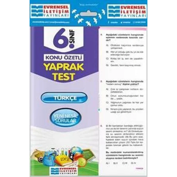 AÇI 7.SINIF SOSYAL BİLİMLER YAPRAK TEST