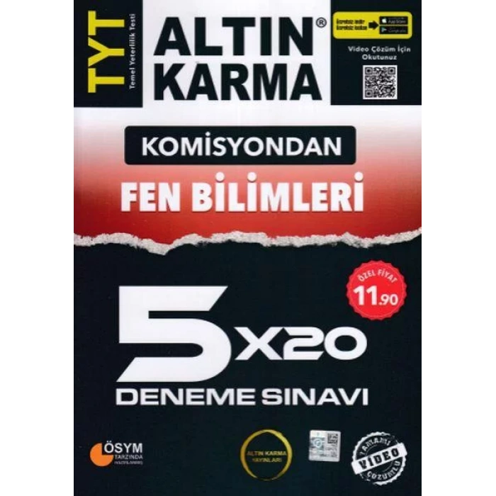 ALTIN KARMA TYT KOMİSYONDAN FEN BİLİMLERİ DENEME