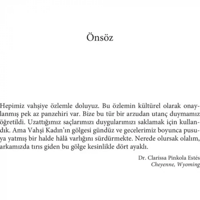 KURTLARLA KOŞAN KADINLAR - AYRINTI