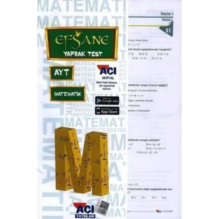 AÇI AYT MATEMATİK YAPRAK TEST