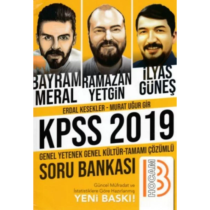BENİM HOCAM KPSS GKGY SORU BANKASI ÇÖZÜMLÜ 2019